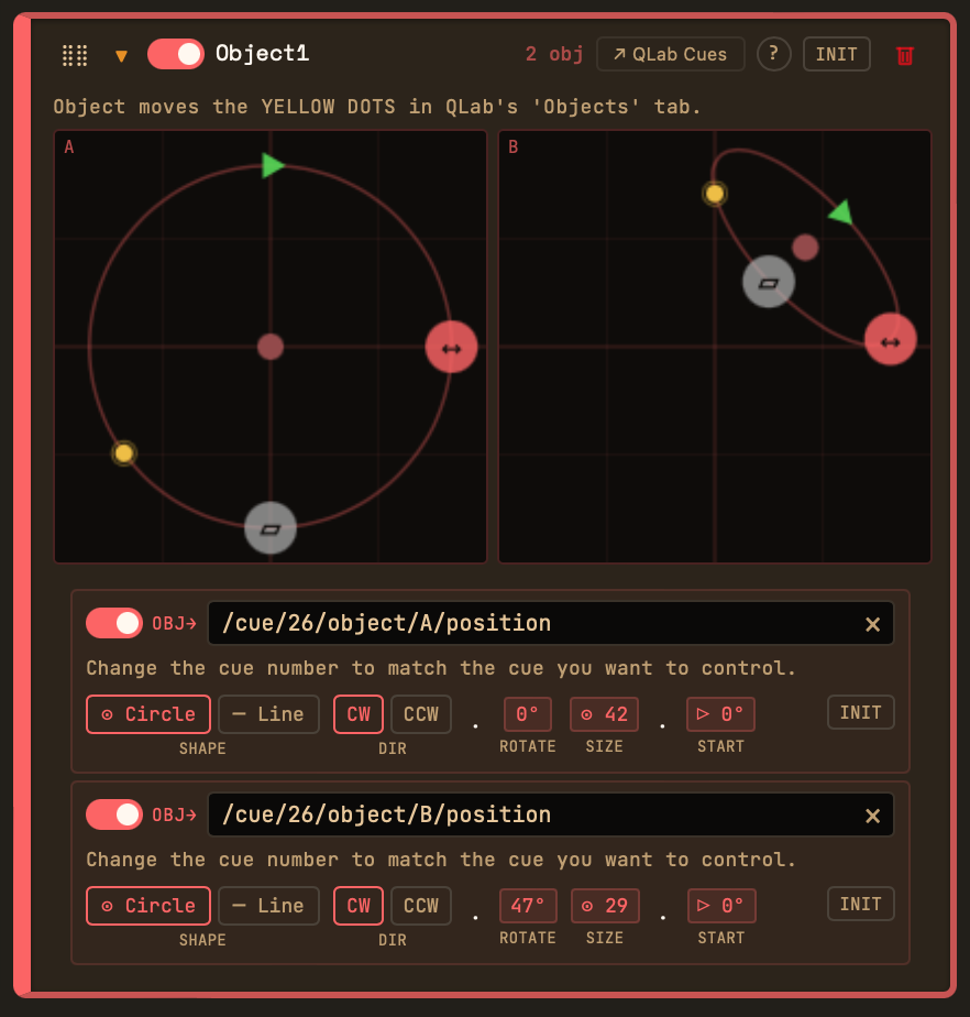 LFO Rack — object target